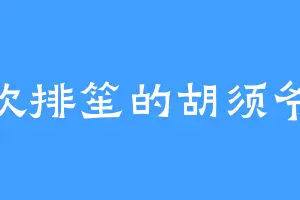 喜欢排笙的胡须爷爷