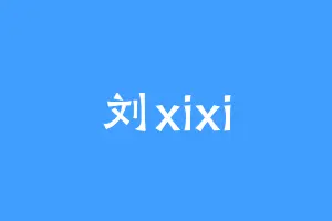 刘xixi
