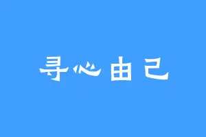 寻心由己