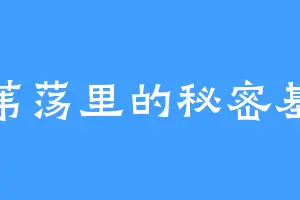 芦苇荡里的秘密基地