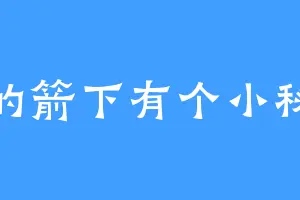 我的箭下有个小秘密
