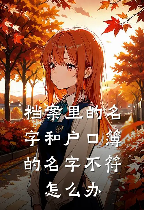 档案里的名字和户口簿的名字不符,怎么办