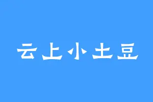 云上小土豆