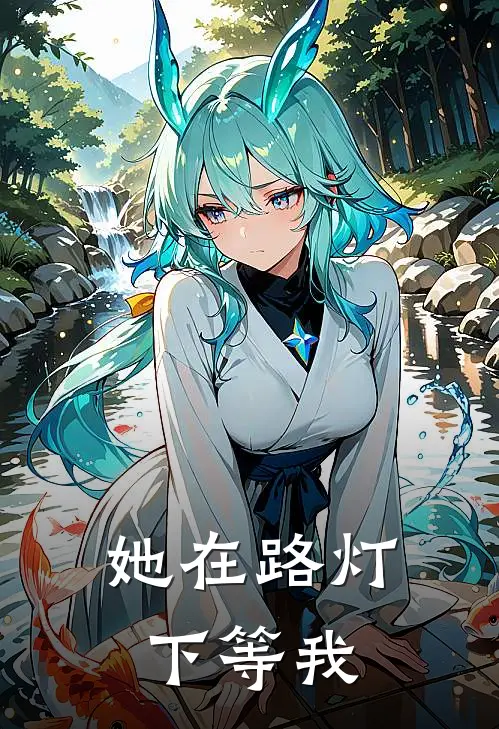 她在路灯下等我