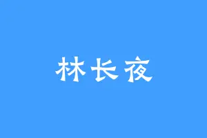 林长夜