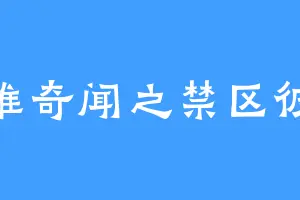 诺维奇闻之禁区彼岸