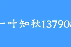 一叶知秋137908
