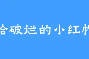 拾破烂的小红帽